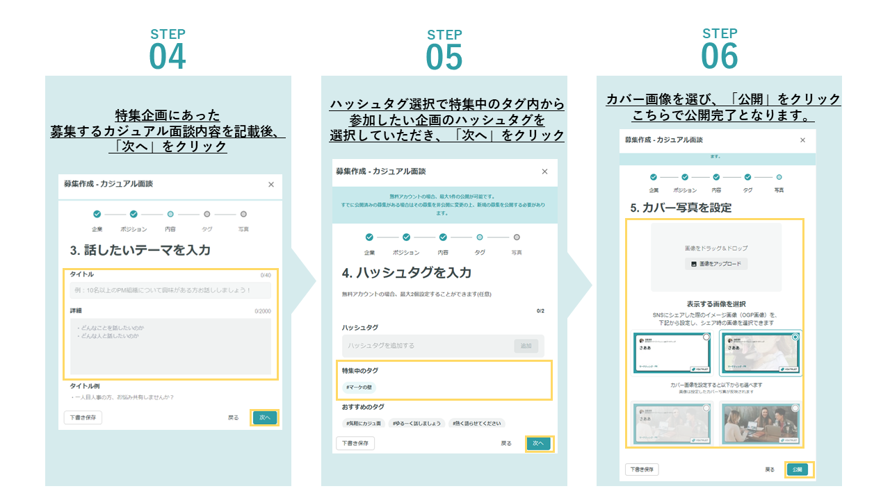 特集企画ステップ4-6